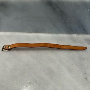 Authentic Louis Vuitton Brown Luggage Tag Buckle Strap Could be used as Bracelet